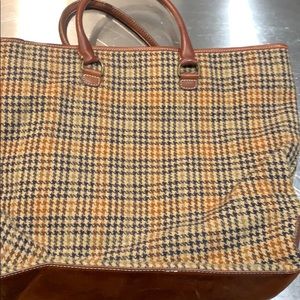 Jcrew shoulder bag houndstooth